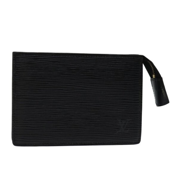 LOUIS VUITTON Epi Trousse Poche Toilette 15 Pouch Black LV Auth 67856 - Picture 1 of 16
